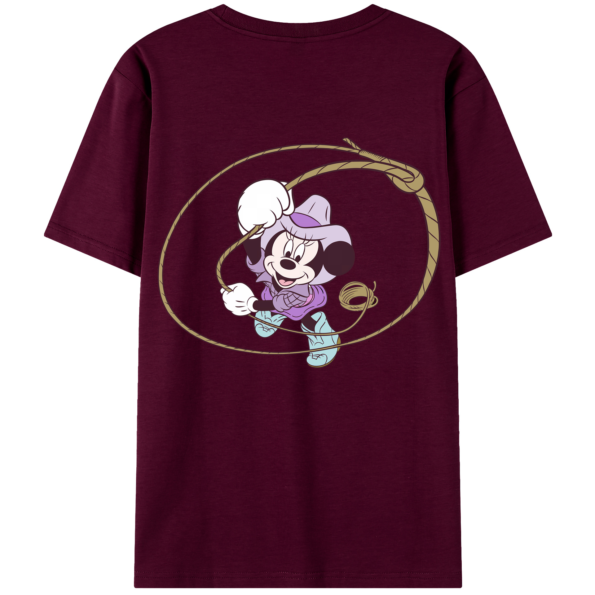 （画像用） ミッキーマウス Mickey Mouse レディース半袖Tシャツ(バックプリント)